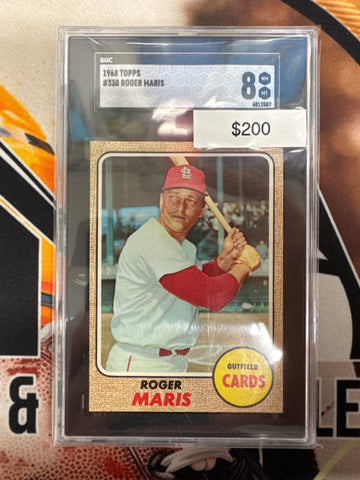 1968 Topps MLB Roger Maris SGC 8