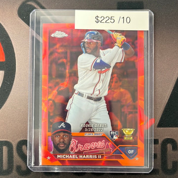 2023 Topps Chrome Update Micheal Harris /10