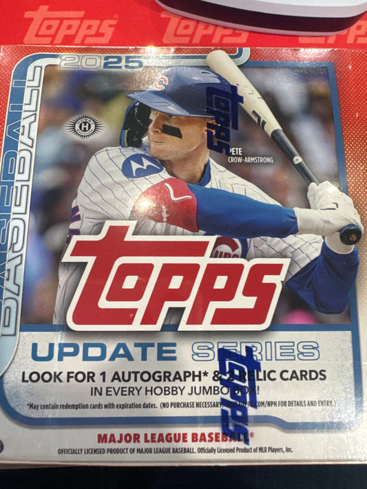 2025 Topps Update Series MLB jumbo hobby