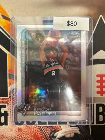 2026 Topps Chrome NBA Update Dylan Harper Rookie Refractor