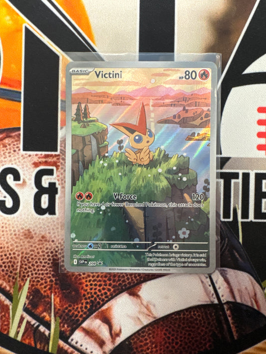 Pokemon Victini SVP 208 Promo Illustration Rare