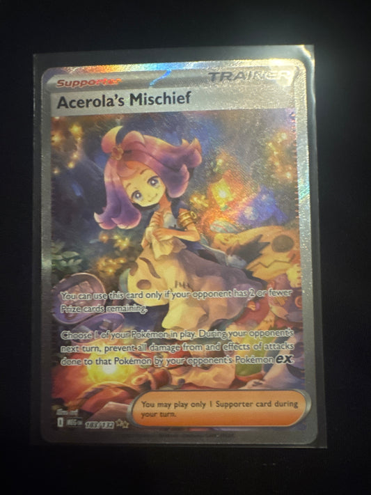 Pokemon Acerola’s Mischief 183/132 Mega Evolution