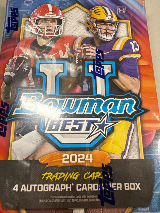 2024 Bowman University Best U football Hobby