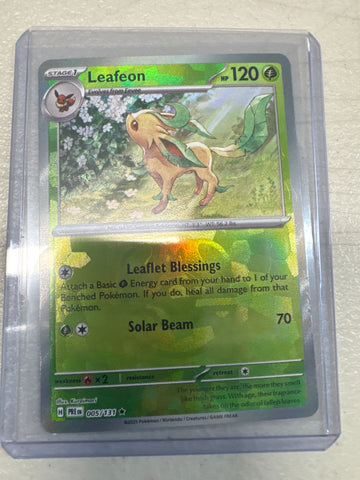 Pokemon Leafeon 005/131 master ball reverse holo