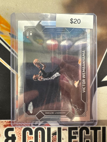 2026 Topps Chrome NBA Update Victor Wembanyama Moment In Time