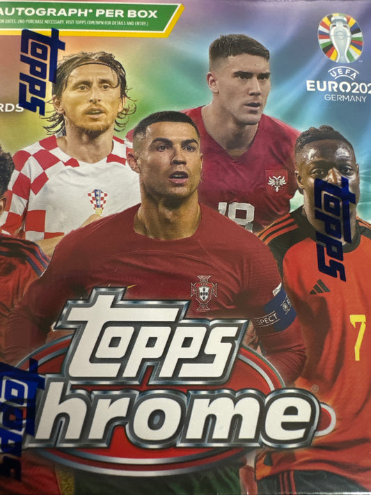 2023-24 Topps Chrome UEFA Euro 2024 Soccer Hobby