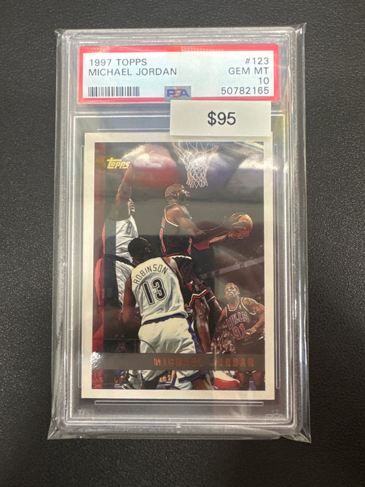 1997 Topps NBA Michael Jordan PSA 10
