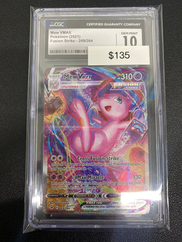 Pokémon Mew VMAX Fusion Strike 269/264 CGC 10