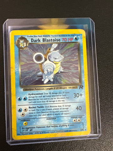 Pokémon Dark Blastoise Team Rocket Holo 3/82