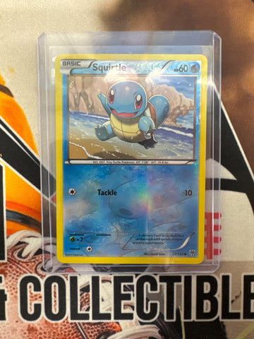 Pokémon Squirtle 24/135 Plasma Storm Reverse Holo LP