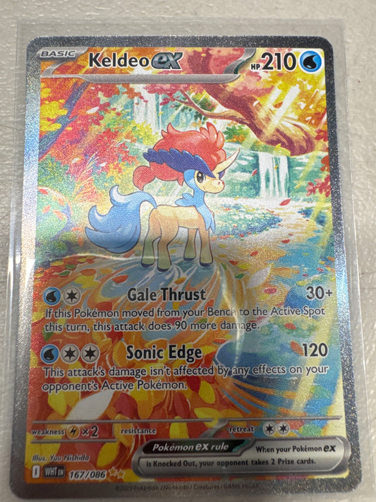 Pokemon Keldeo ex 167/086 White Flare