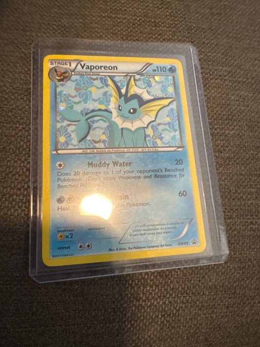 Pokemon Vaporeon BW89 promo MP