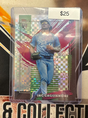 2026 Topps Finest MLB Jac Caglianone Rookie Rare Geometric Refractor