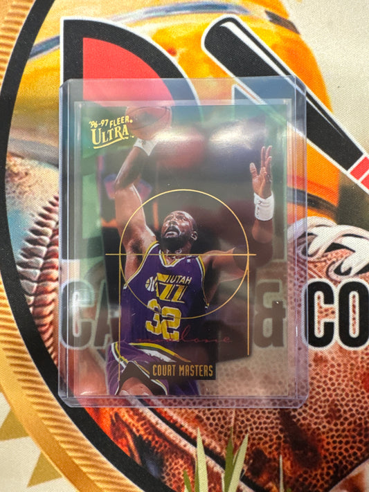1996-97 Fleer Ultra NBA Karl Malone Court Master Acetate