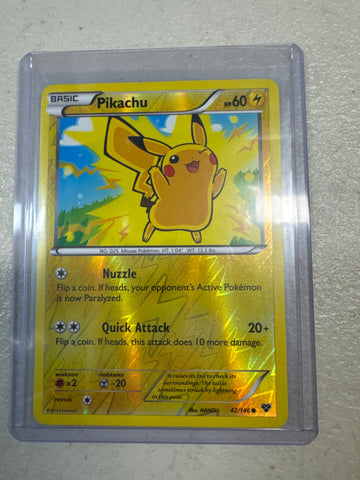 Pokemon Pikachu 42/146 XY base set reverse holo