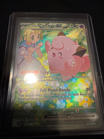 Pokemon Lillie’s Clefairy ex 184/159