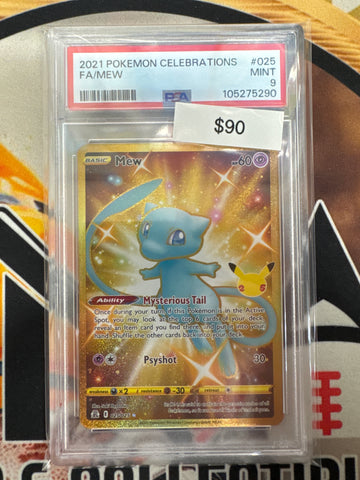 2021 Pokémon Mew Celebrations PSA 9