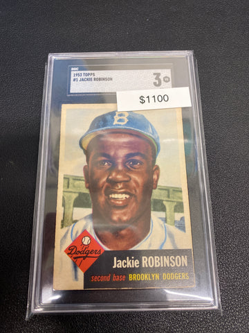 1953 Topps Jackie Robinson SGC 3