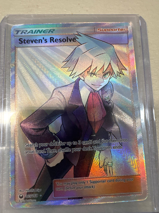 Pokemon Steven’s Resolve 165/168 Celestial Storm DM