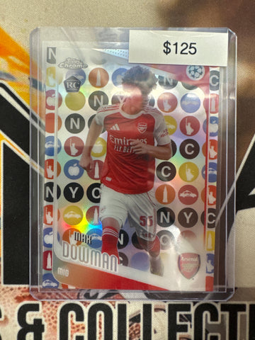 2026 Topps Chrome UCL Max Dowman Rookie Fanatics Fest NYC Refractor