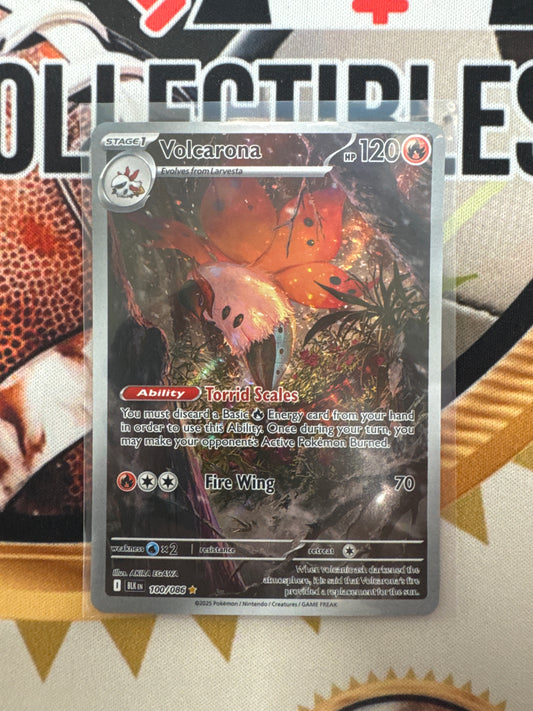 Pokémon Volcarona 100/086 Black Bolt Illustration Rare