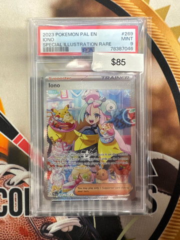 Pokémon Iono Paldea Evolved 269/193 Special Illustration Rare PSA 9