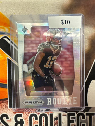 2022 Panini Prizm NFL Chris Olave Rookie Flashback Silver Prizm