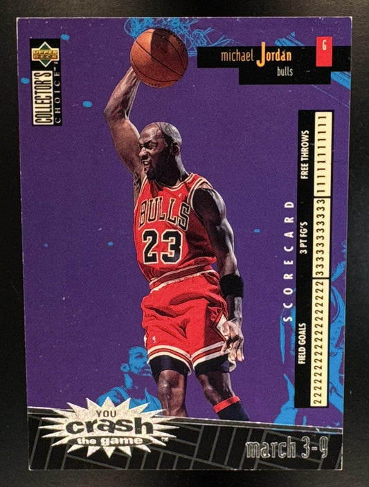 1996 Upper Deck Collector's Choice Michael Jordan You Crash the Game