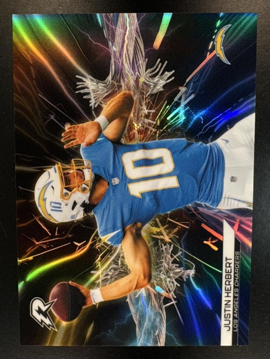2025 Topps Resurgence Justin Herbert #W-1 Wired Chargers