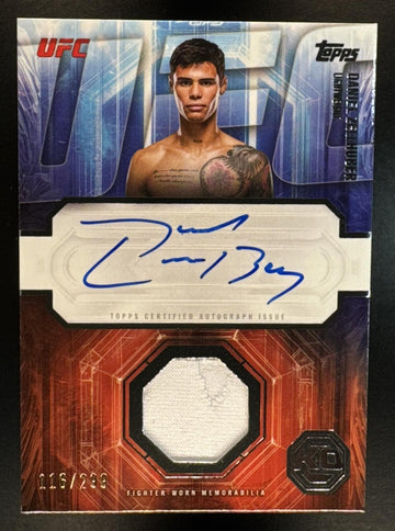 2026 Topps Knockout UFC Daniel Zellhuber #KAR-DZ Auto Relics 116/299 MEM