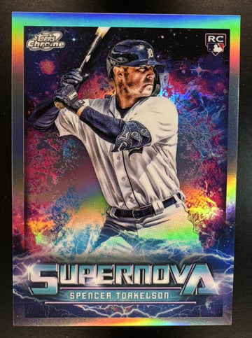 2022 Topps Cosmic Chrome Spencer Torkelson #SN-15 Supernova RC Tigers