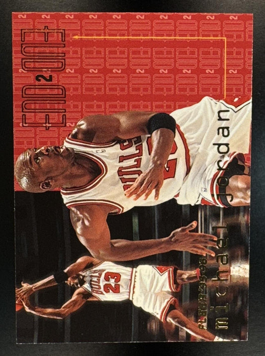 1995-96 Fleer Michael Jordan #9 End 2 Bulls