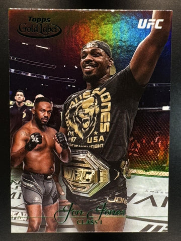 2024 Topps Gold Label UFC Jon Jones #44 Class 1 Green