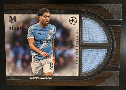 2025 Topps Museum Collection UEFA Mateo Kovacic #DRS-MK Swatches Dual Relics /99