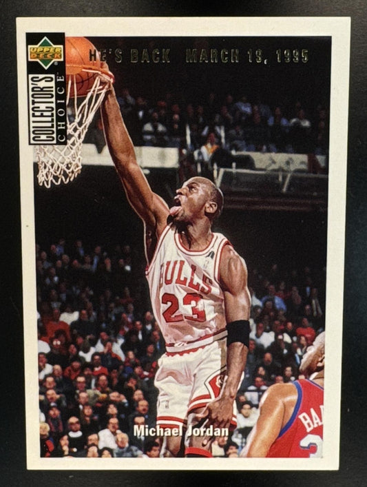 1994-95 Upper Deck Michael Jordan #240 He's Back Reprints Bulls