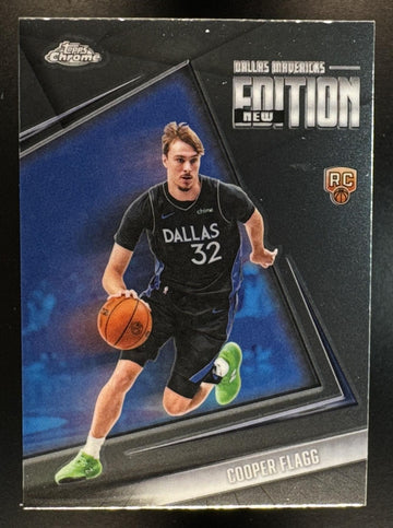 2025-26 Topps Chrome Update Cooper Flagg #GR-1 New Edition RC Mavericks