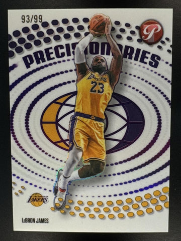 2025-26 Topps Pristine LeBron James #PR-23 Precisionaries Purple Refractor /99
