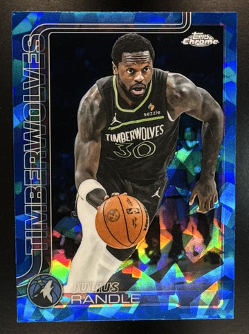 2025-26 Topps Chrome Sapphire Julius Randle #123 Timberwolves