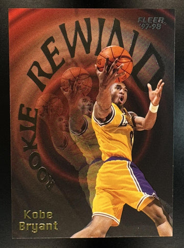 1997-98 Fleer Kobe Bryant #3 Rookie Rewind Lakers