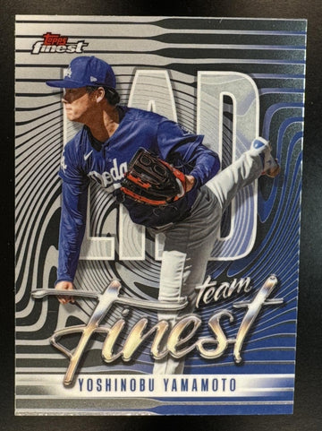 2026 Topps Finest Yoshinobu Yamamoto #TF-3 Team Dodgers