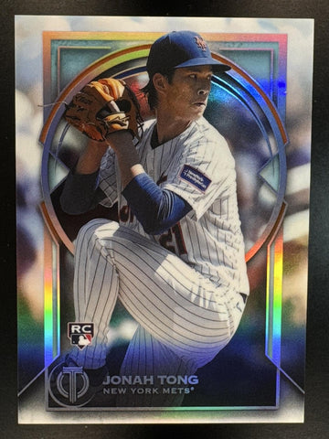 2026 Topps Tribute Jonah Tong #69 RC Mets