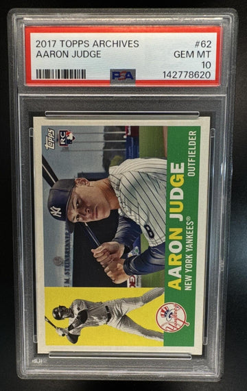 2017 Topps Archives Aaron Judge #62 RC Yankees PSA 10