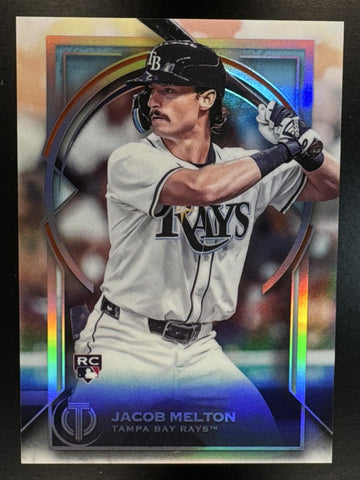 2026 Topps Tribute Jacob Melton #74 RC Rays
