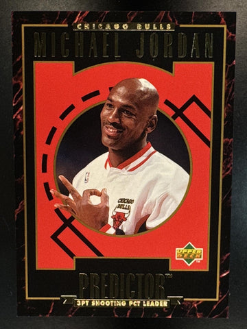 1995-96 Upper Deck Michael Jordan #H4 Predictors: Scoring Leaders Bulls