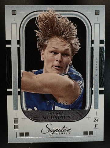 2025-26 Panini Signature Series Miikka Muurinen #87 84/199 Finland