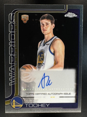 2025-26 Topps Chrome Update Alex Toohey #TCA-AT Auto RC Warriors