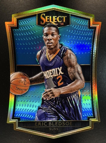 2015-16 Panini Select Eric Bledsoe #163 Blue Prizm /199 Die Cut Suns