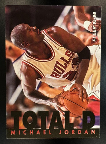 1995-96 Fleer Michael Jordan #3 Total D Bulls