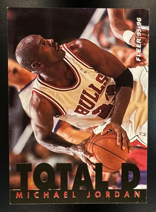 1995-96 Fleer Michael Jordan #3 Total D Bulls