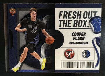 2025-26 Topps Pristine Cooper Flagg #BOX-1 Fresh Out of the Box RC Mavericks